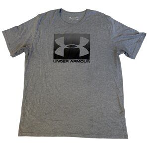 Under Armour Men Gray Heat Gear T-Shirt, Size L